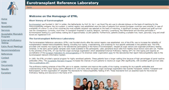 Desktop Screenshot of etrl.eurotransplant.org